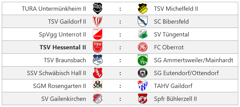 Zur Vollansicht klicke auf das Bild. Spieltag Kreisliga B6